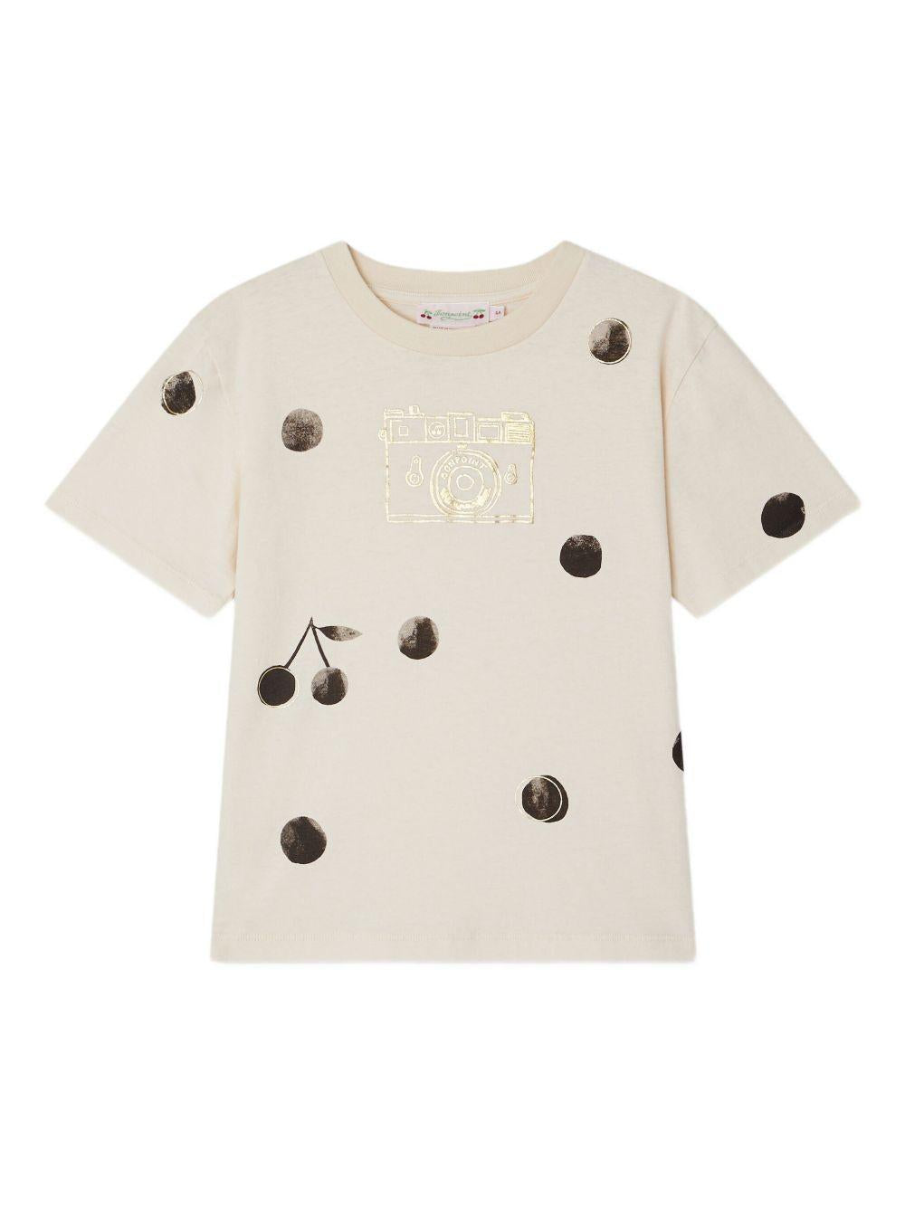 BONPOINT T-shirt 'Thida' beige con stampa