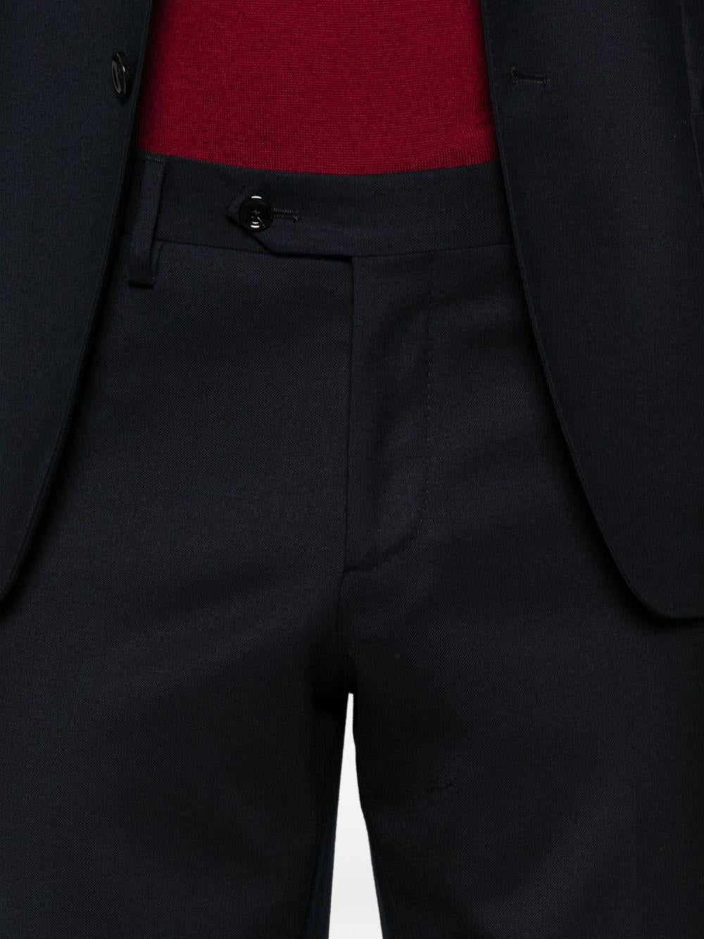 LARDINI Giacca di lana blu scuro