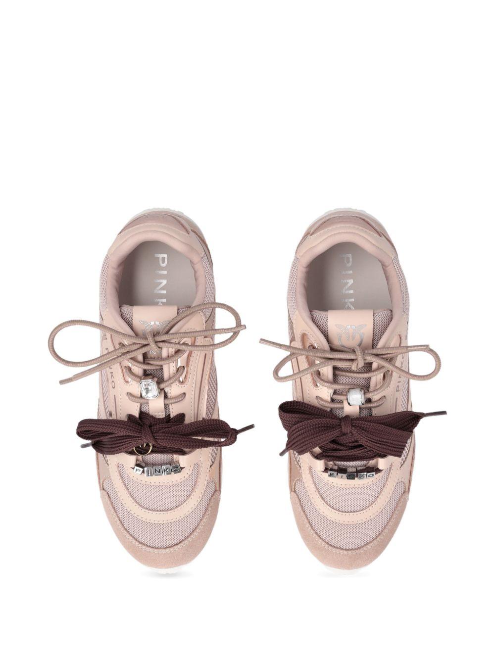 PINKO Sneakers con logo rosa 'Yulia'