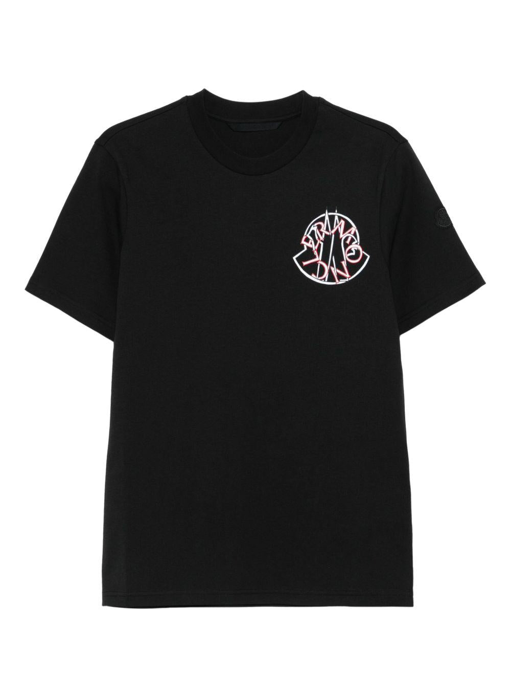 MONCLER T-shirt in cotone con logo