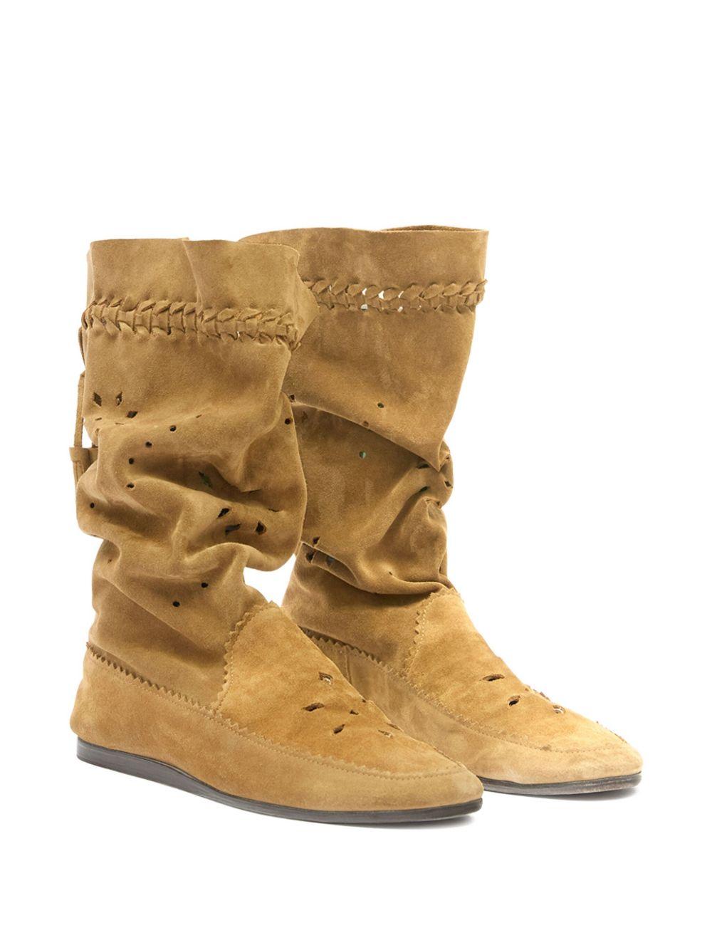 ISABEL MARANT Stivali Welky in pelle scamosciata