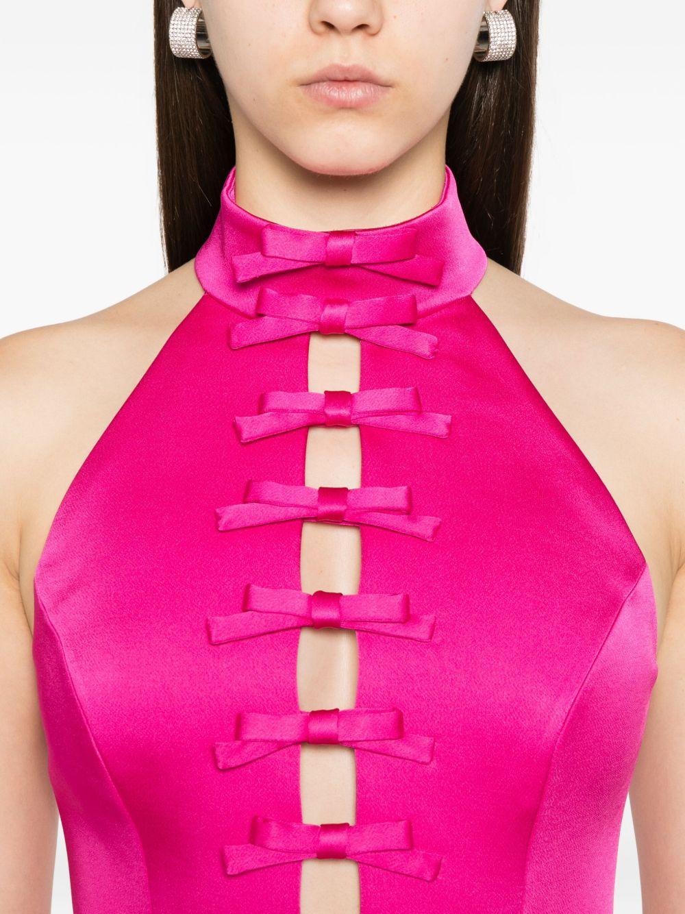 REBECCA VALLANCE Abito corto 'Saskia' con scollo halter