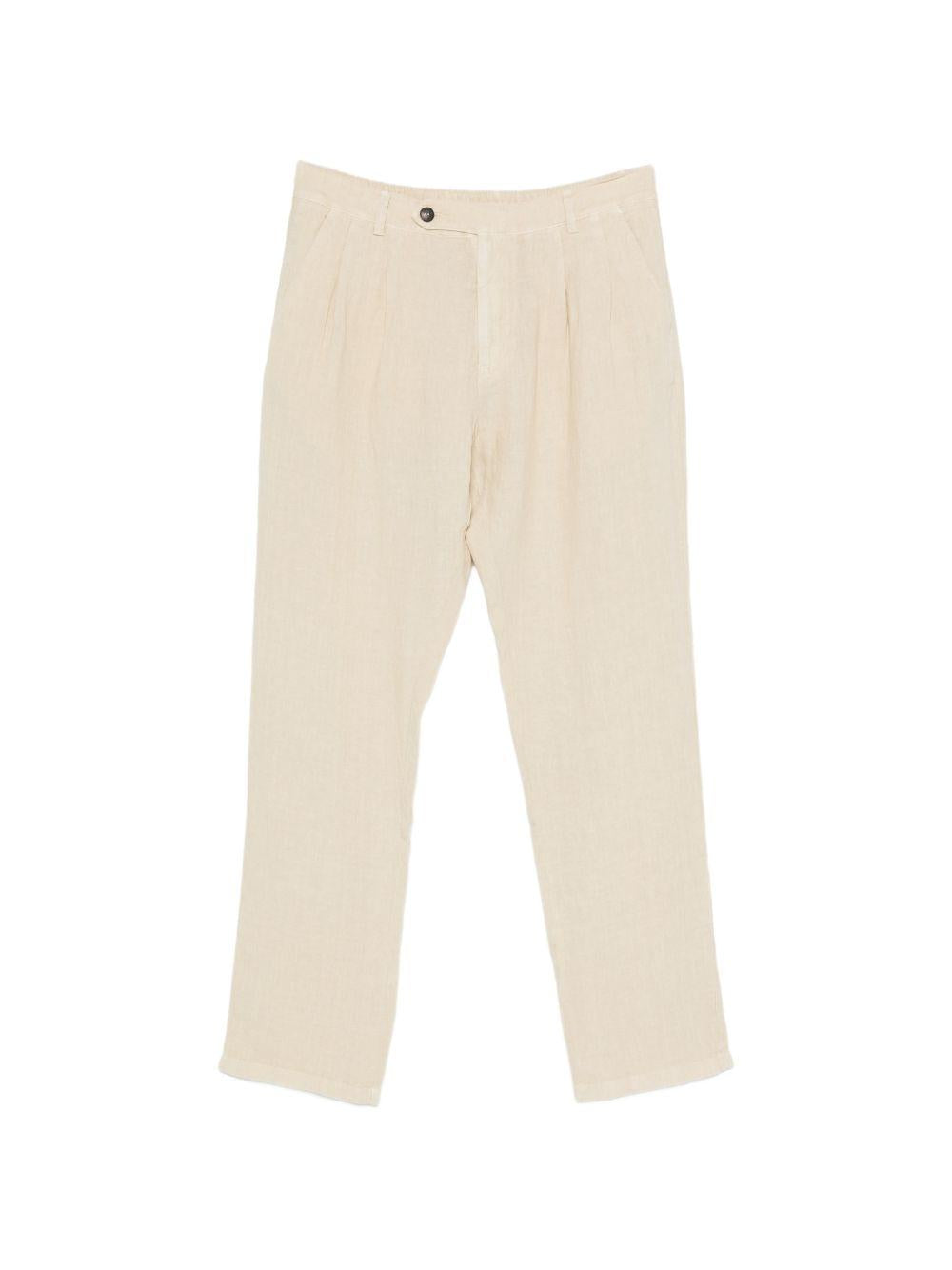 MC2 SAINT BARTH Pantaloni Havier in lino beige