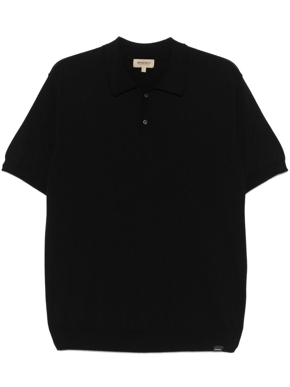 WOOLRICH Polo in cotone blu