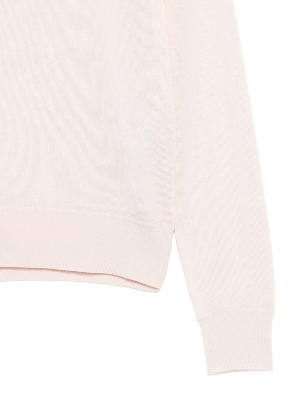 SEVENTY Maglia girocollo rosa a maniche lunghe