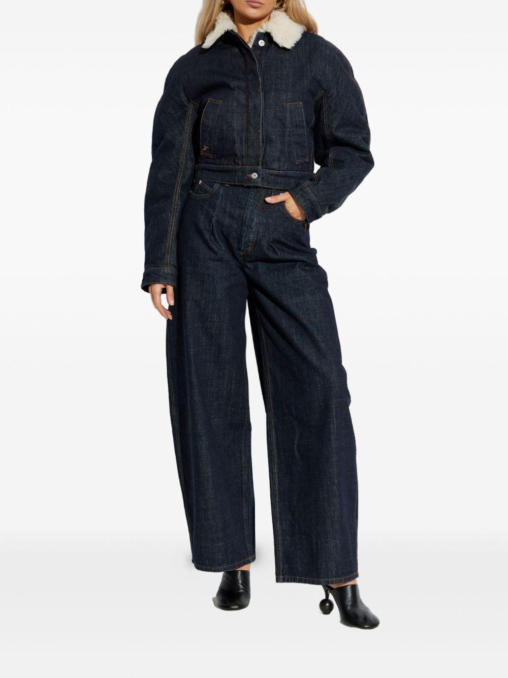JACQUEMUS Bomber denim 'Ovalo de Nîmes'
