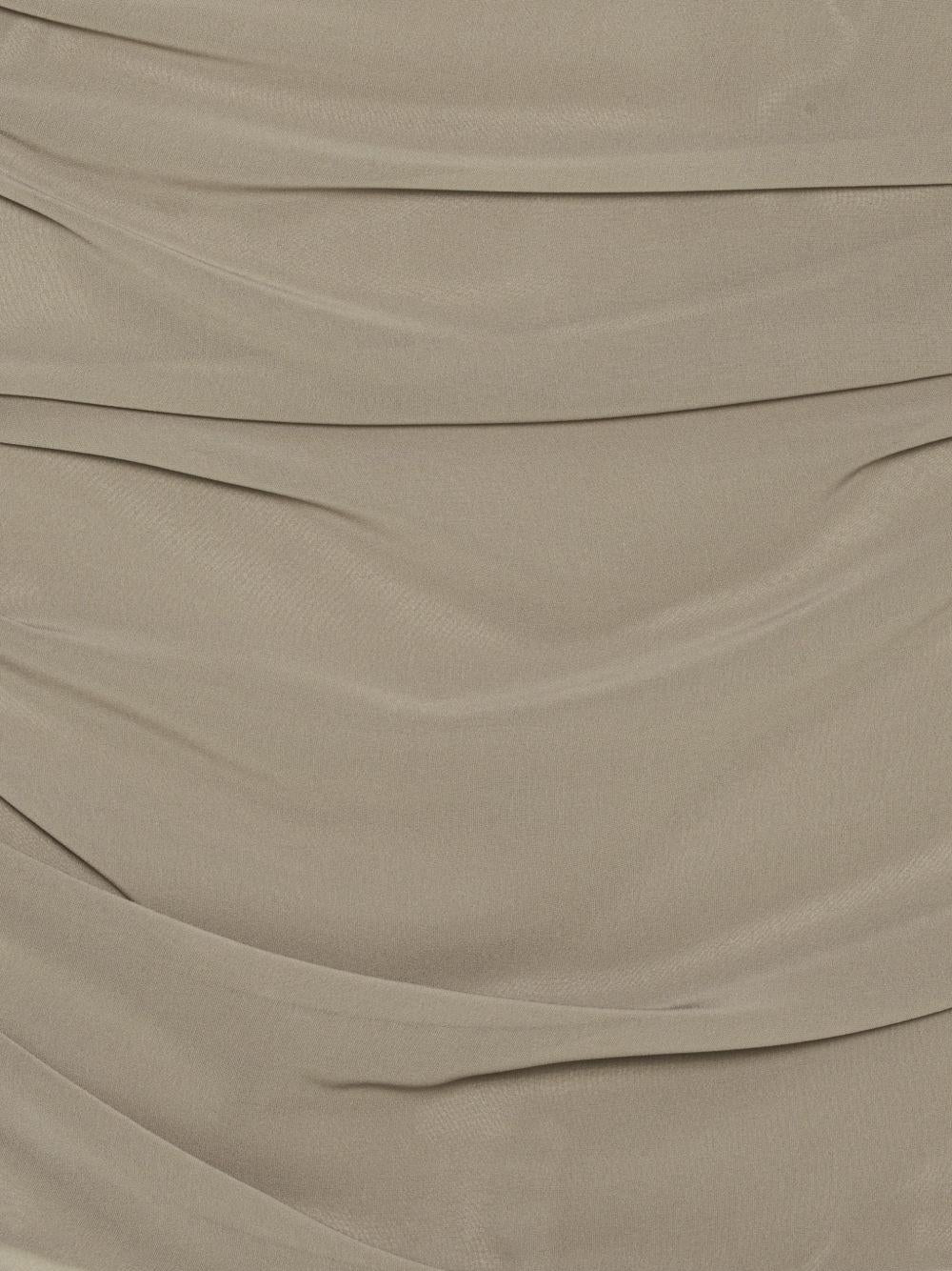 ROTATE Gonna mini grigia con fusciacca