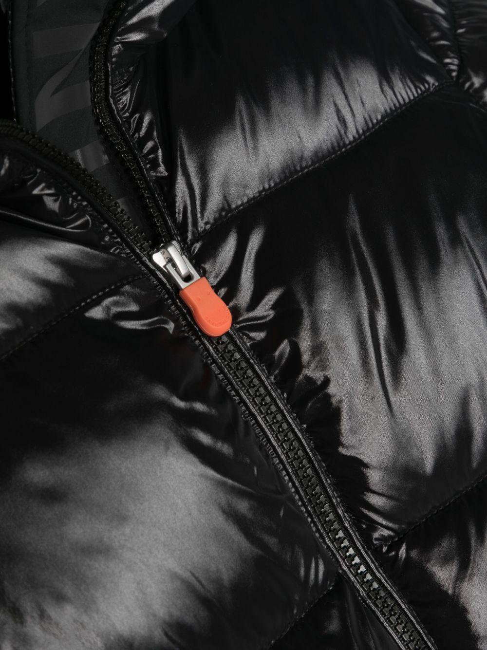 SAVE THE DUCK Piumino lungo con cappuccio