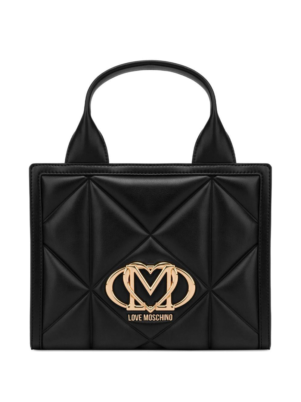 LOVE MOSCHINO Borsa a mano trapuntata nera