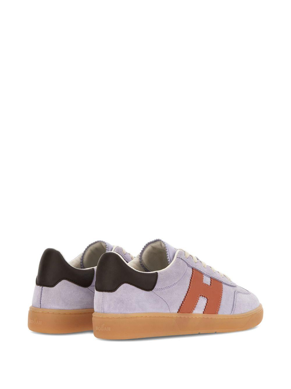 HOGAN Sneakers in pelle viola