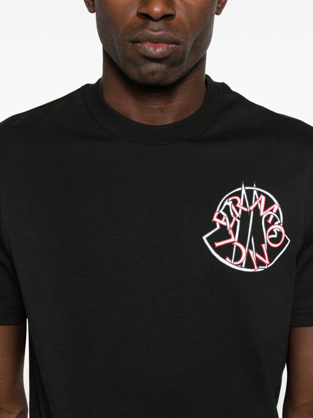 MONCLER T-shirt in cotone con logo