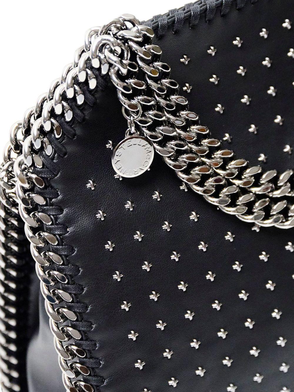 STELLA MCCARTNEY Borsa tote nera 'Falabella Star con borchie'