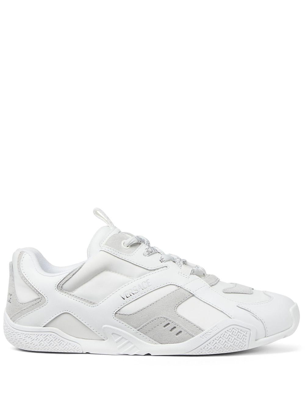 VERSACE Sneakers Galaxia in pelle bianca