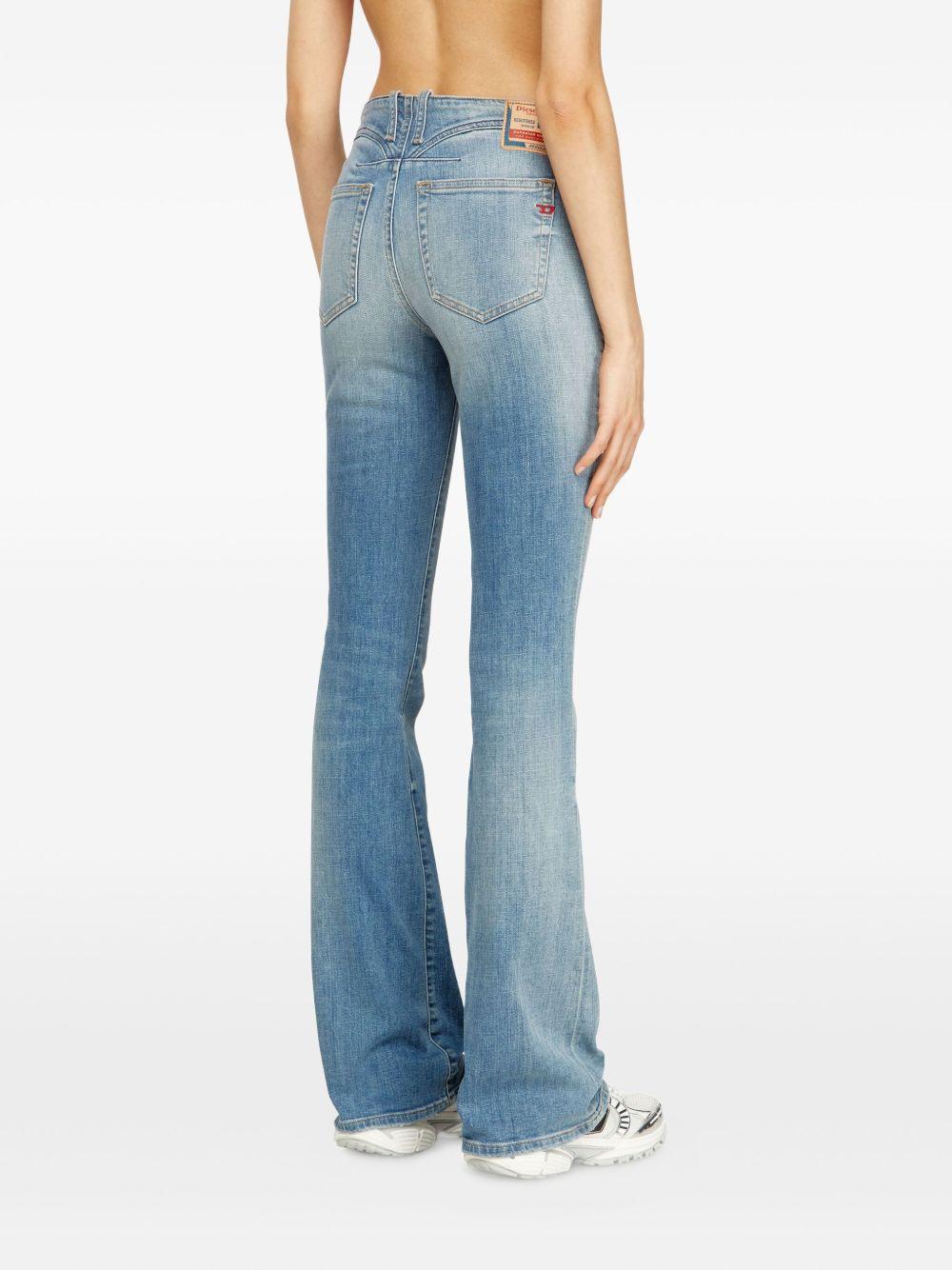 DIESEL Jeans bootcut effetto slavato