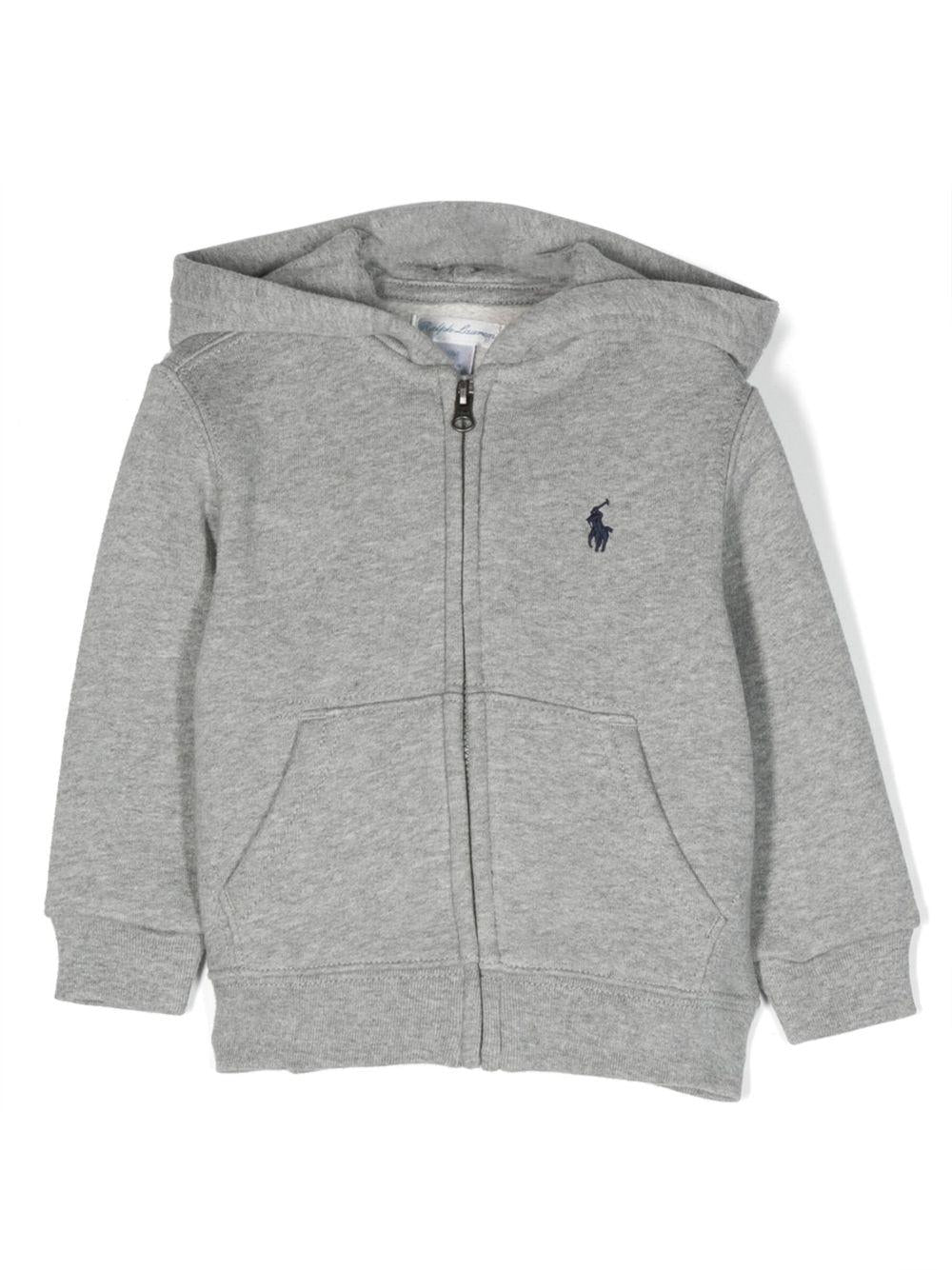 POLO RALPH LAUREN Felpa con cappuccio e logo