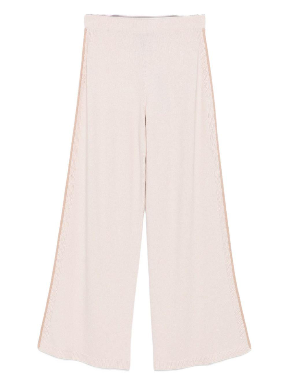 D EXTERIOR Pantaloni ampi crema