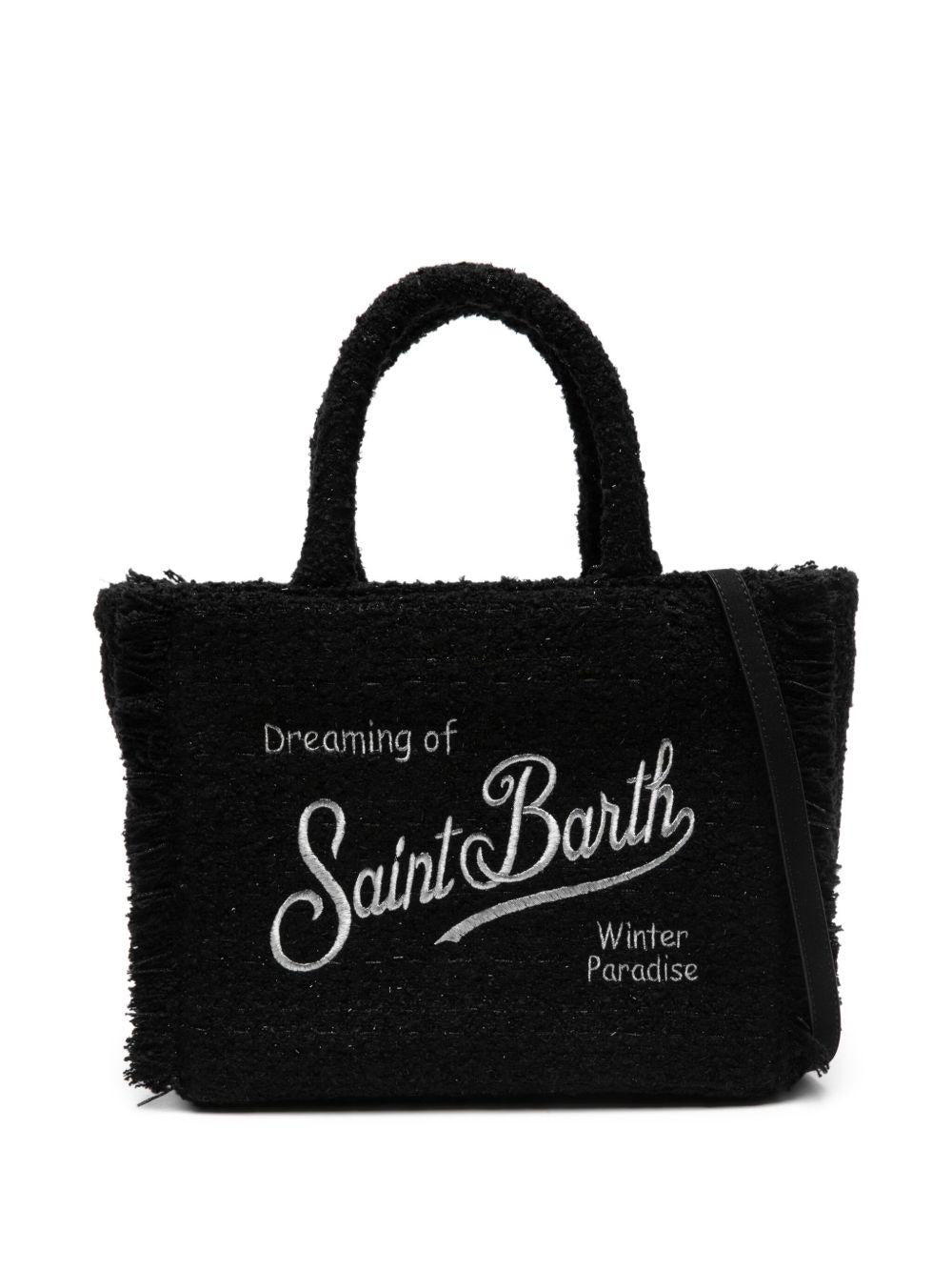 MC2 SAINT BARTH Borsa tote 'Colette Tweed' nera