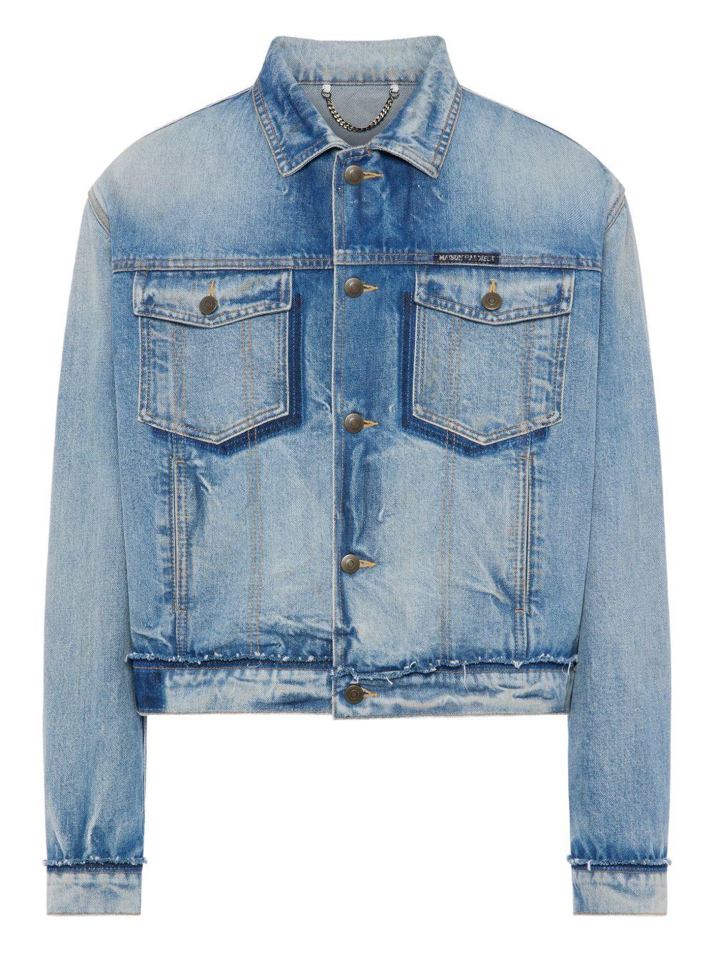 MAISON MARGIELA Giacca in denim azzurro chiaro