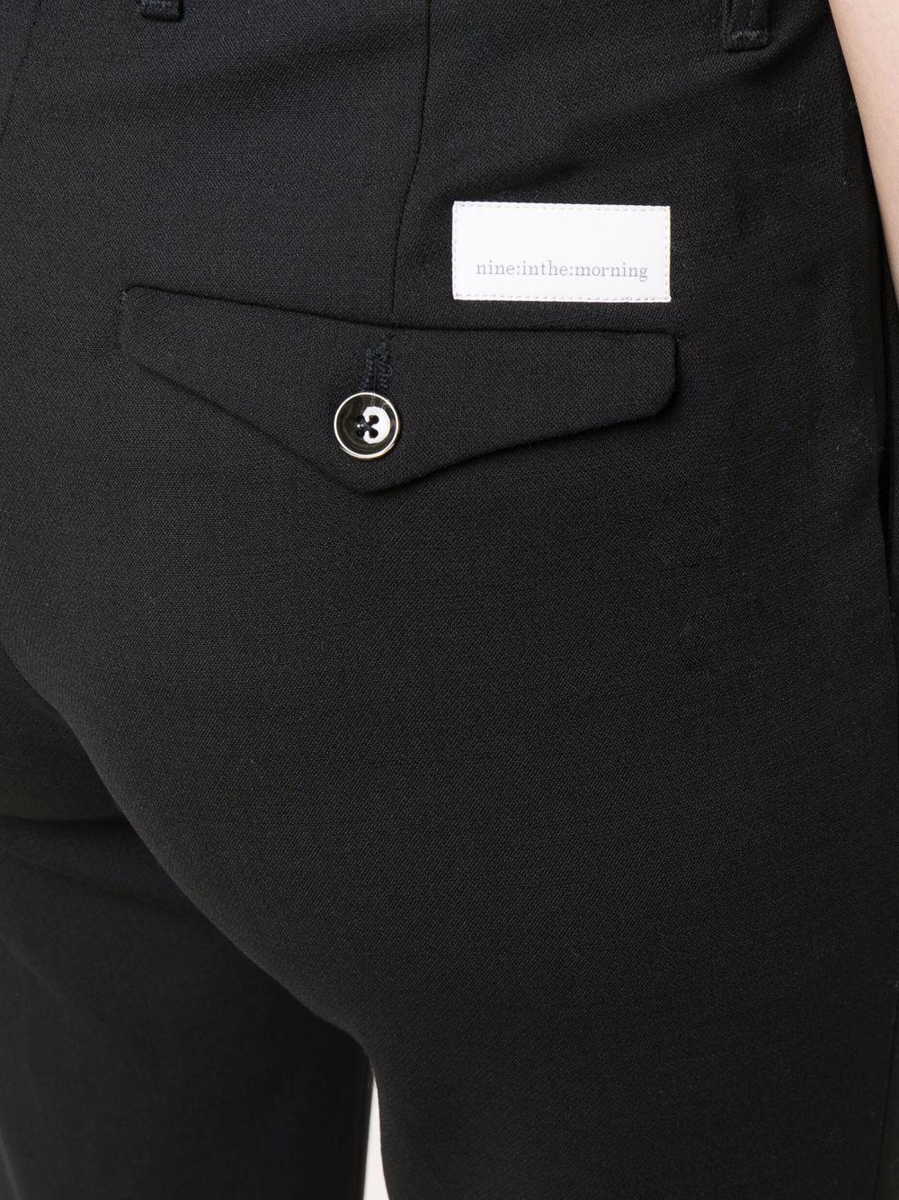 NINE IN THE MORNING Pantaloni Paolina neri