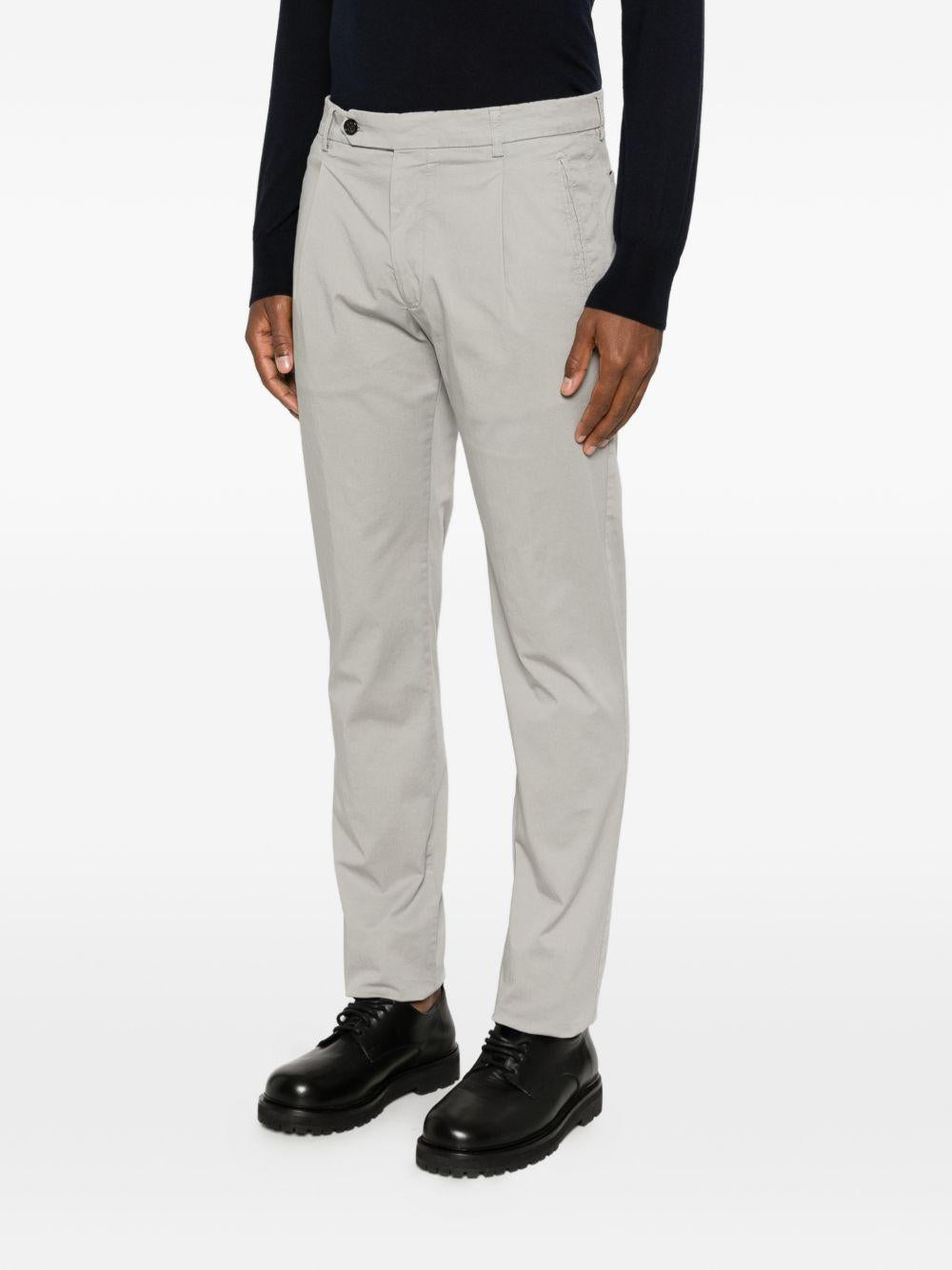 BERWICH Pantaloni Retro-GD in cotone grigio