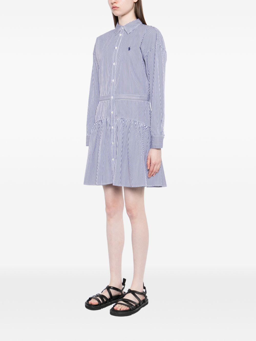 POLO RALPH LAUREN Abito corto con scollo a polo