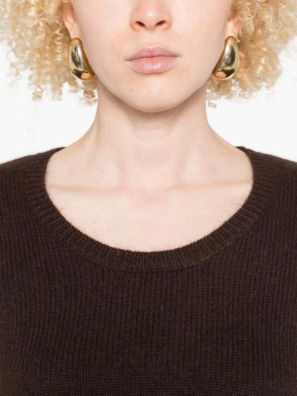 TWINSET Maglia girocollo marrone