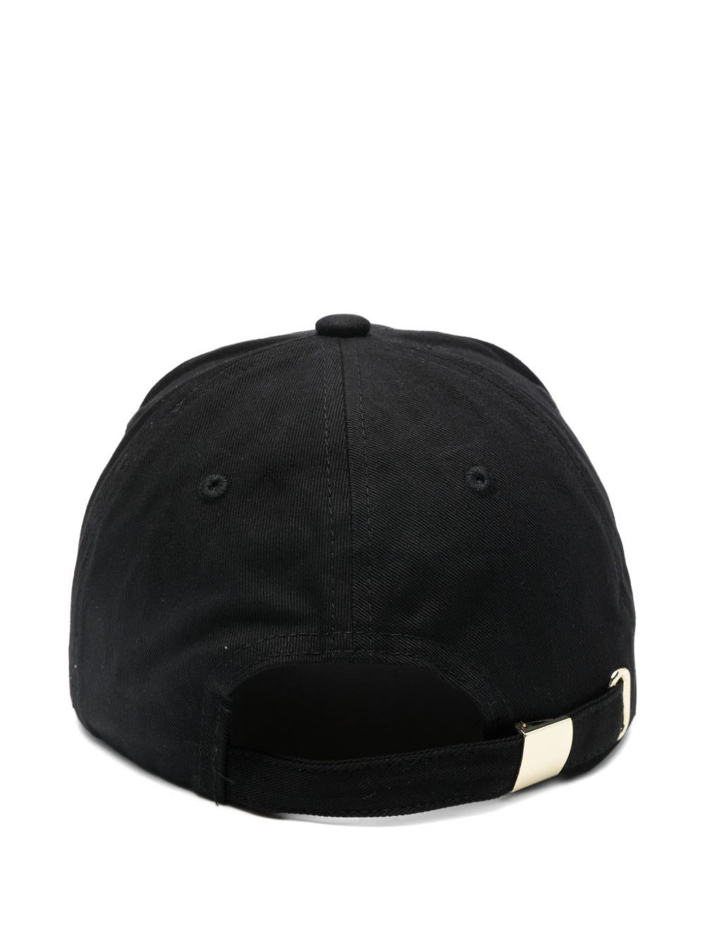 VERSACE JEANS COUTURE Cappello da baseball nero con cinturino regolabile