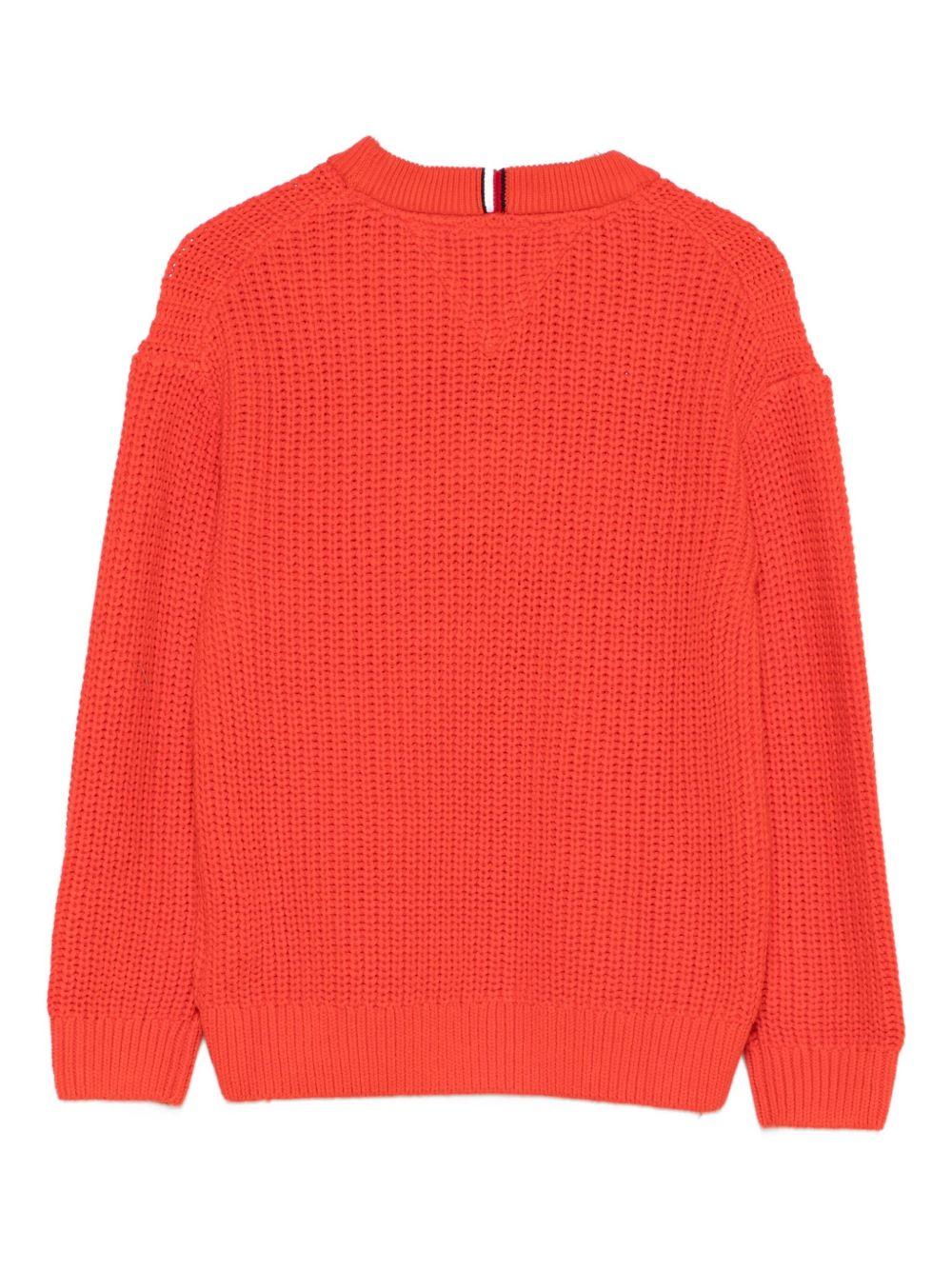 TOMMY HILFIGER Maglione corallo arancione