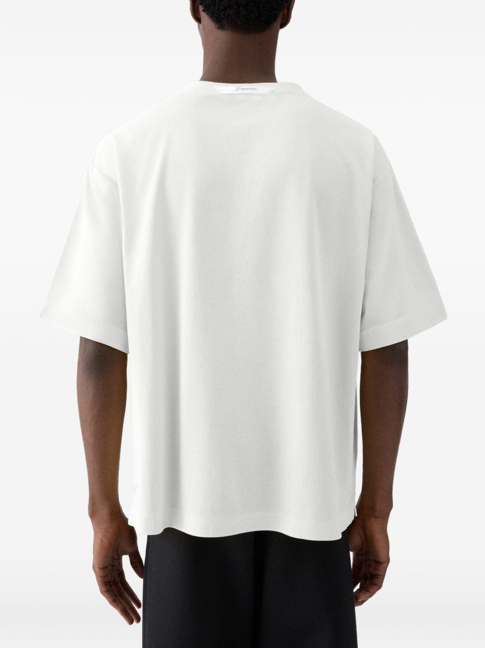 JACQUEMUS T-shirt bianca a girocollo