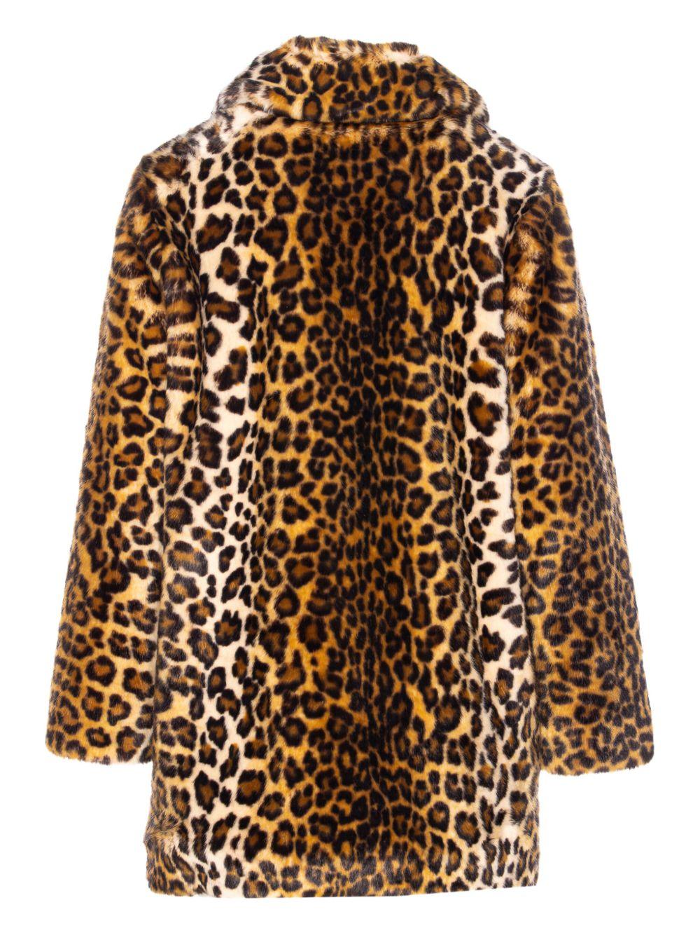 LIUJO Cappotto in ecopelliccia animalier