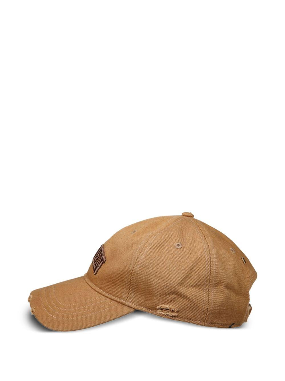 GOLDEN GOOSE Cappello da baseball con effetto vissuto e logo