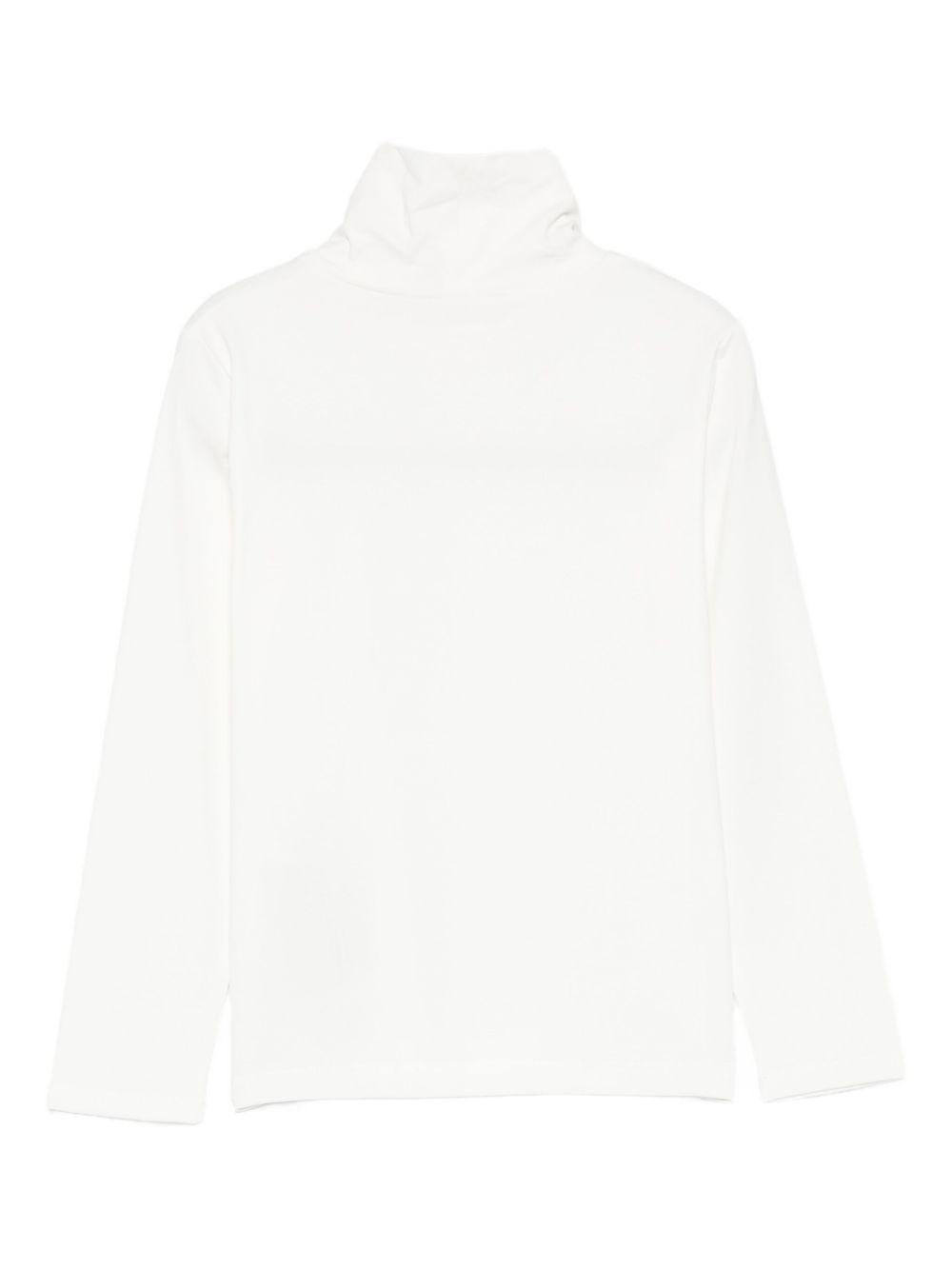 LIUJO T-shirt a collo alto bianco