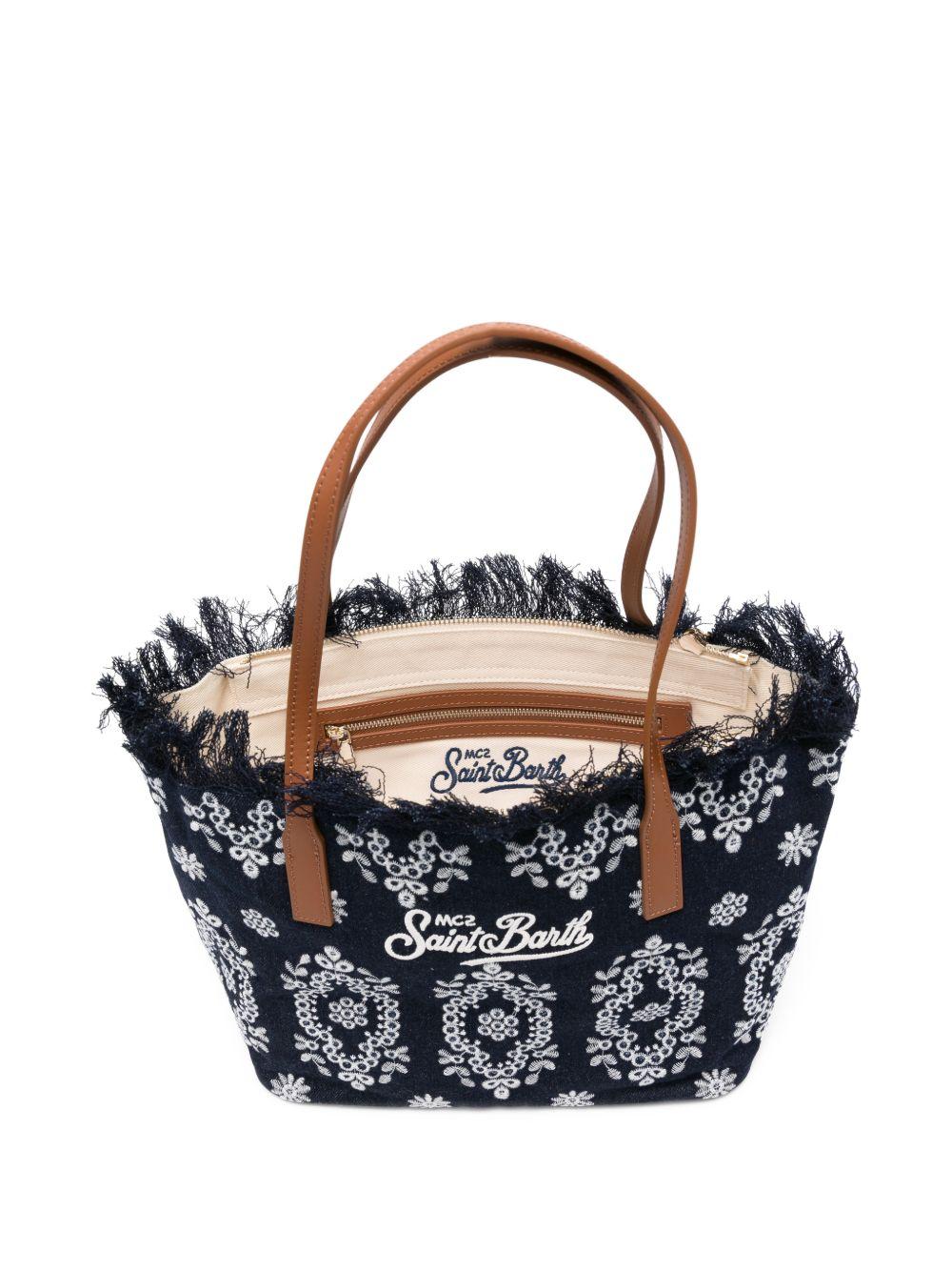 MC2 SAINT BARTH Borsa sopping City Bag Mid Fringe