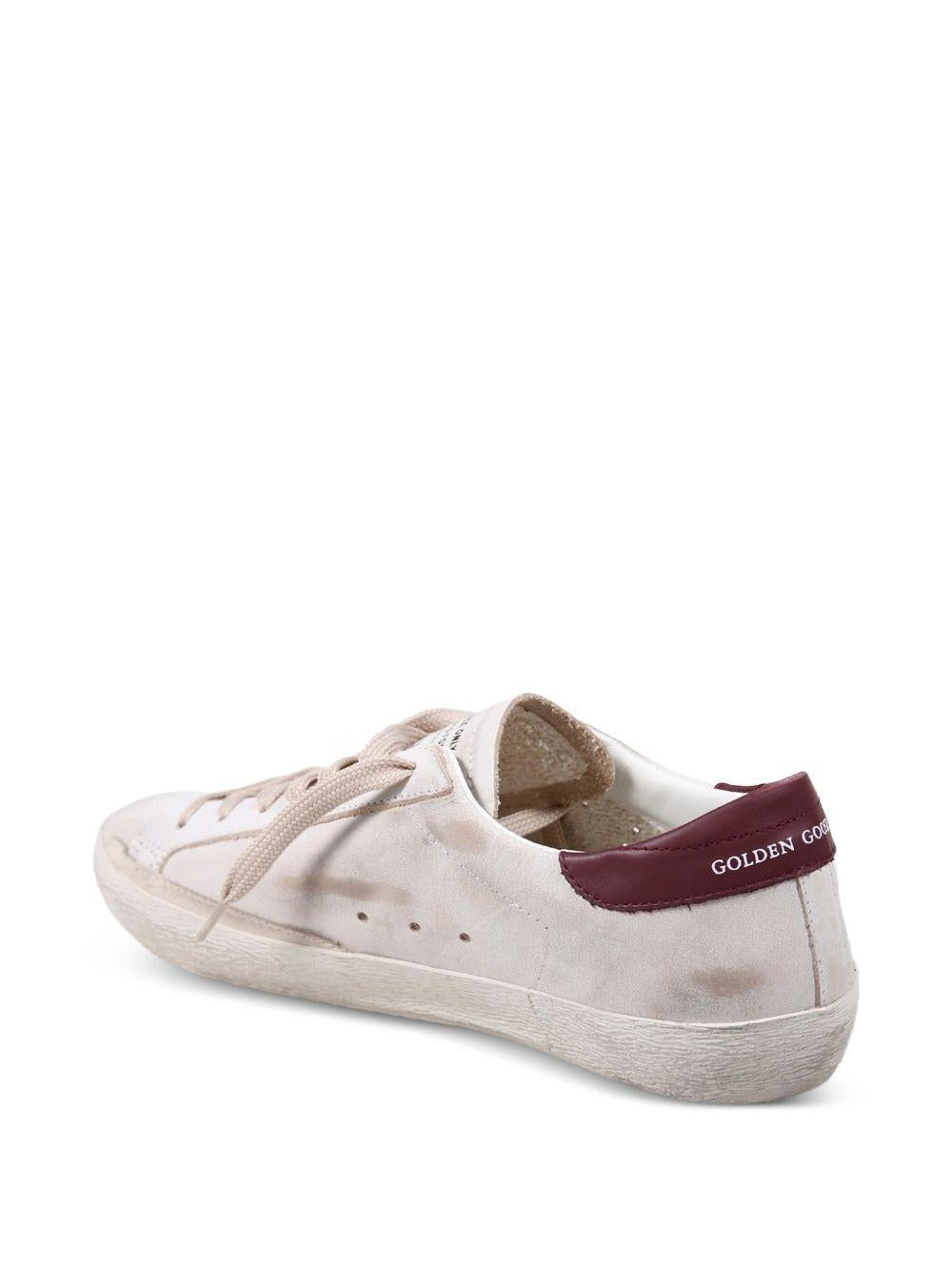 GOLDEN GOOSE Sneakers Super Star in pelle effetto usato