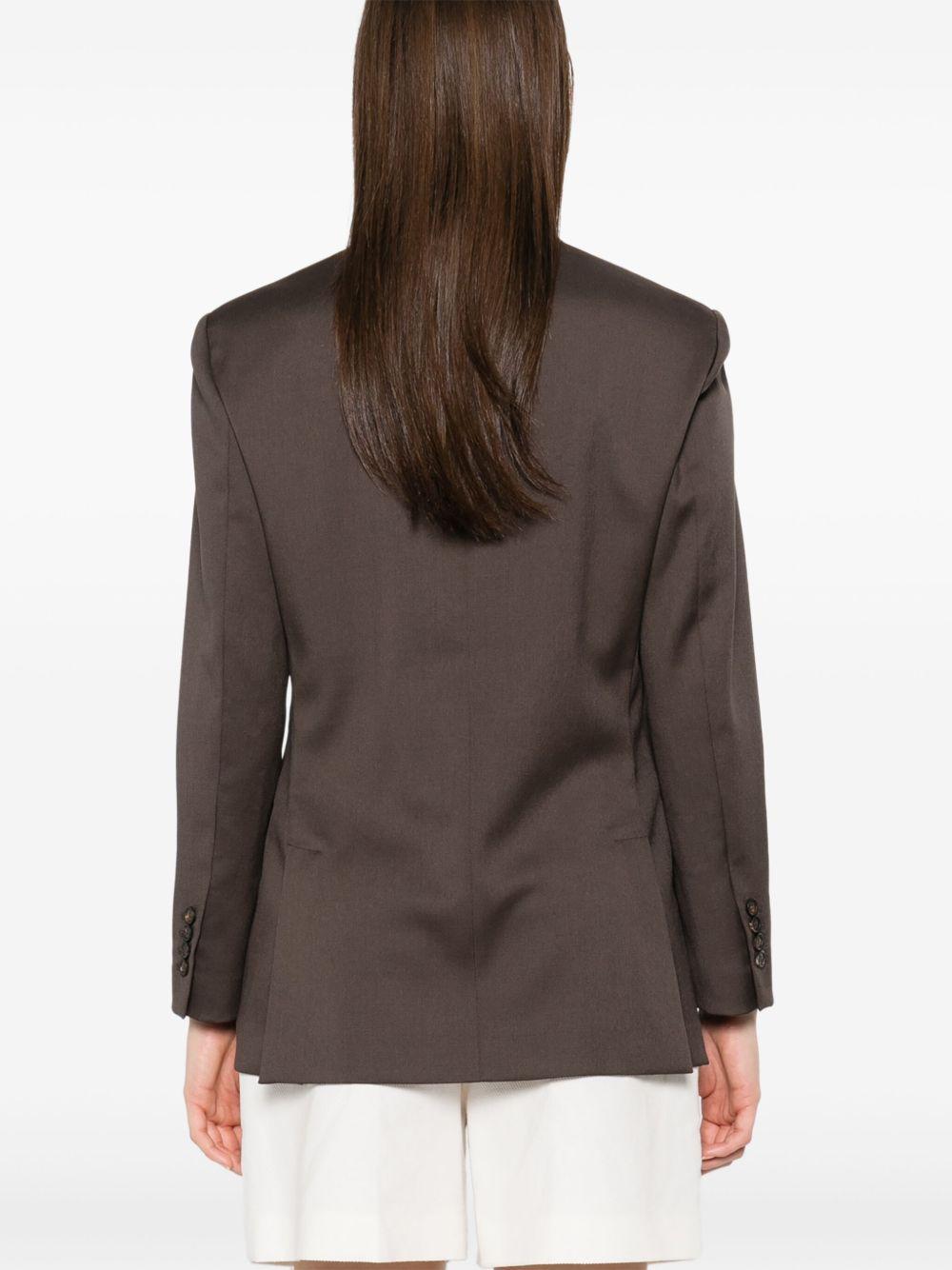 BRUNELLO CUCINELLI Blazer monopetto marrone