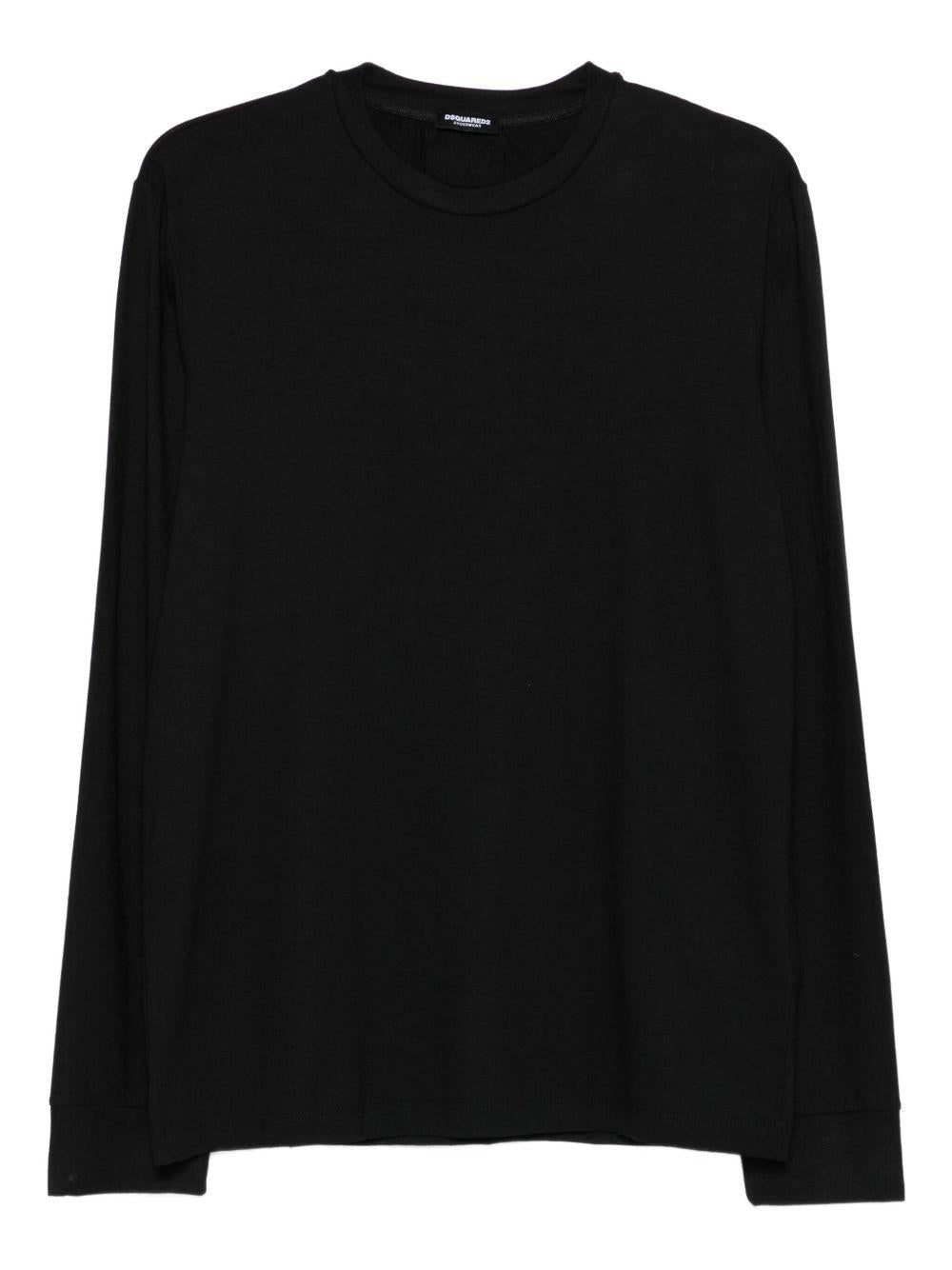 DSQUARED2 Maglietta nera in modal