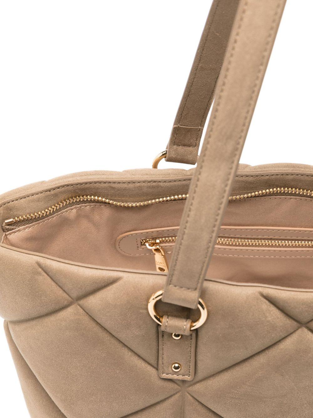 LOVE MOSCHINO Borsa a spalla trapuntata beige