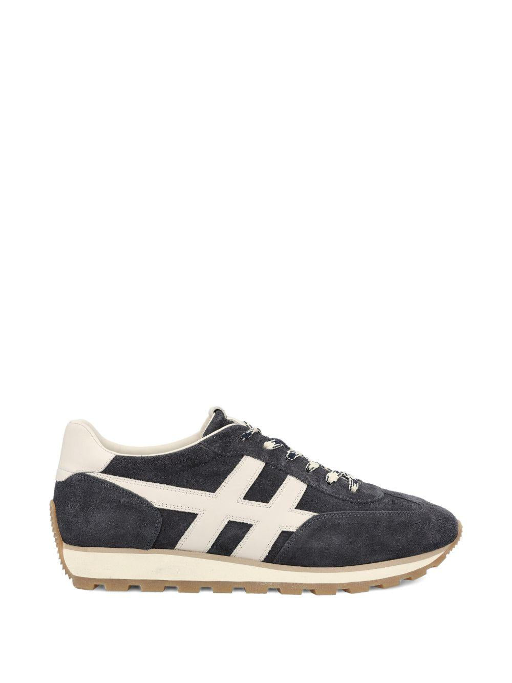 HOGAN Sneakers grigio con dettaglio H