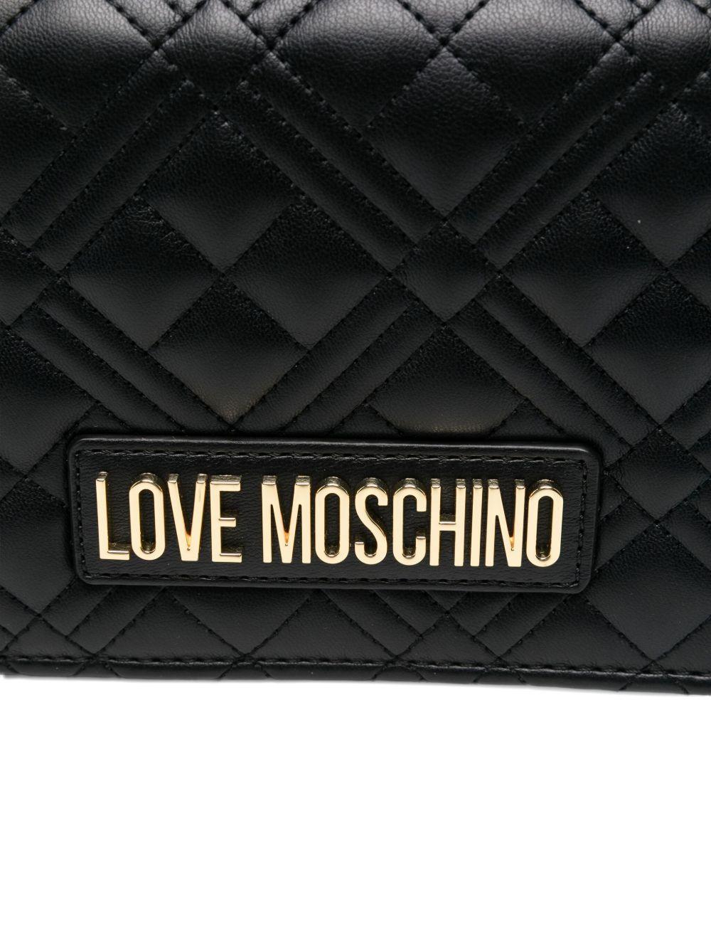 LOVE MOSCHINO Borsa a tracolla matelassé nera