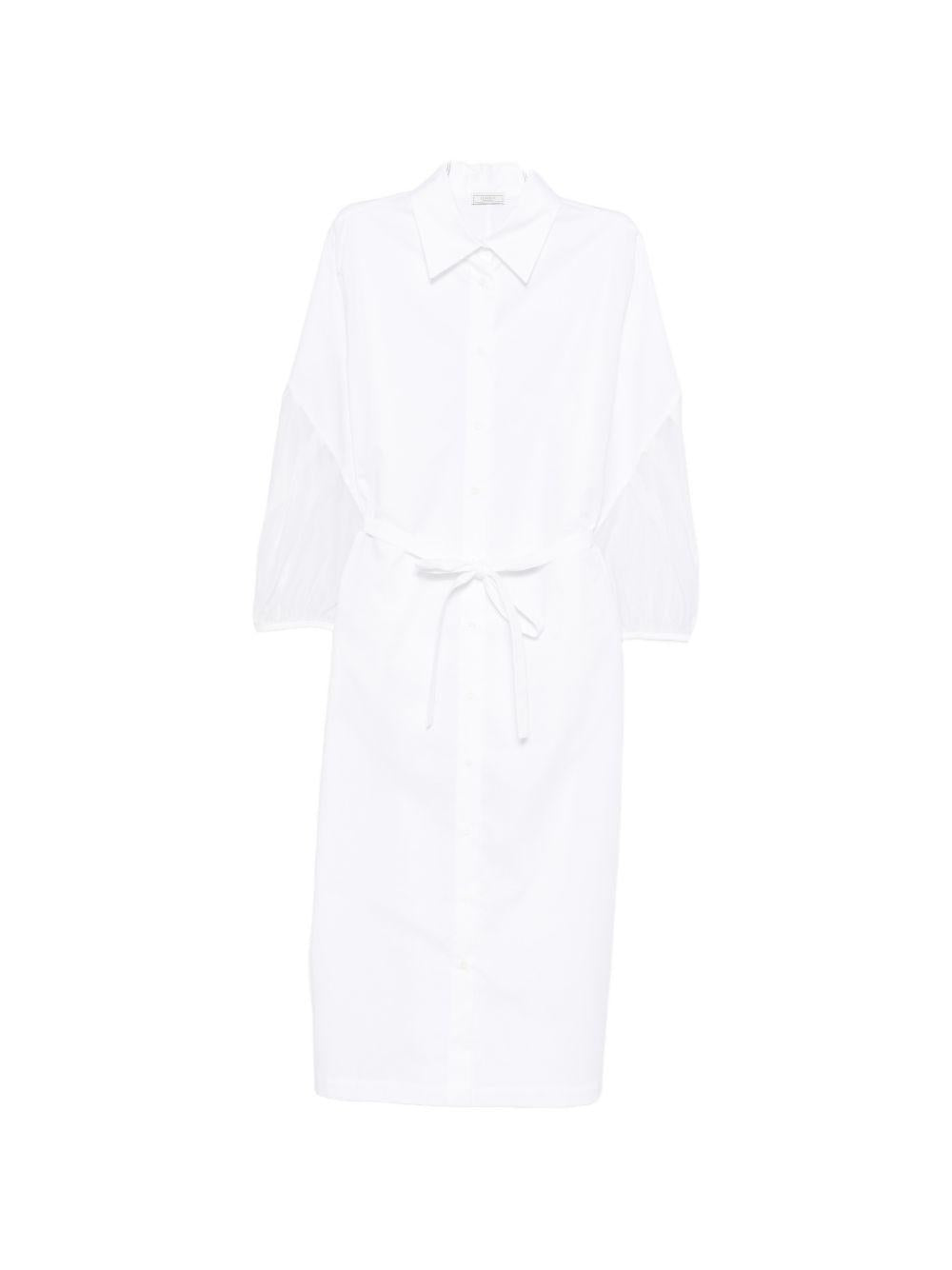 PESERICO Abito bianco con cintura