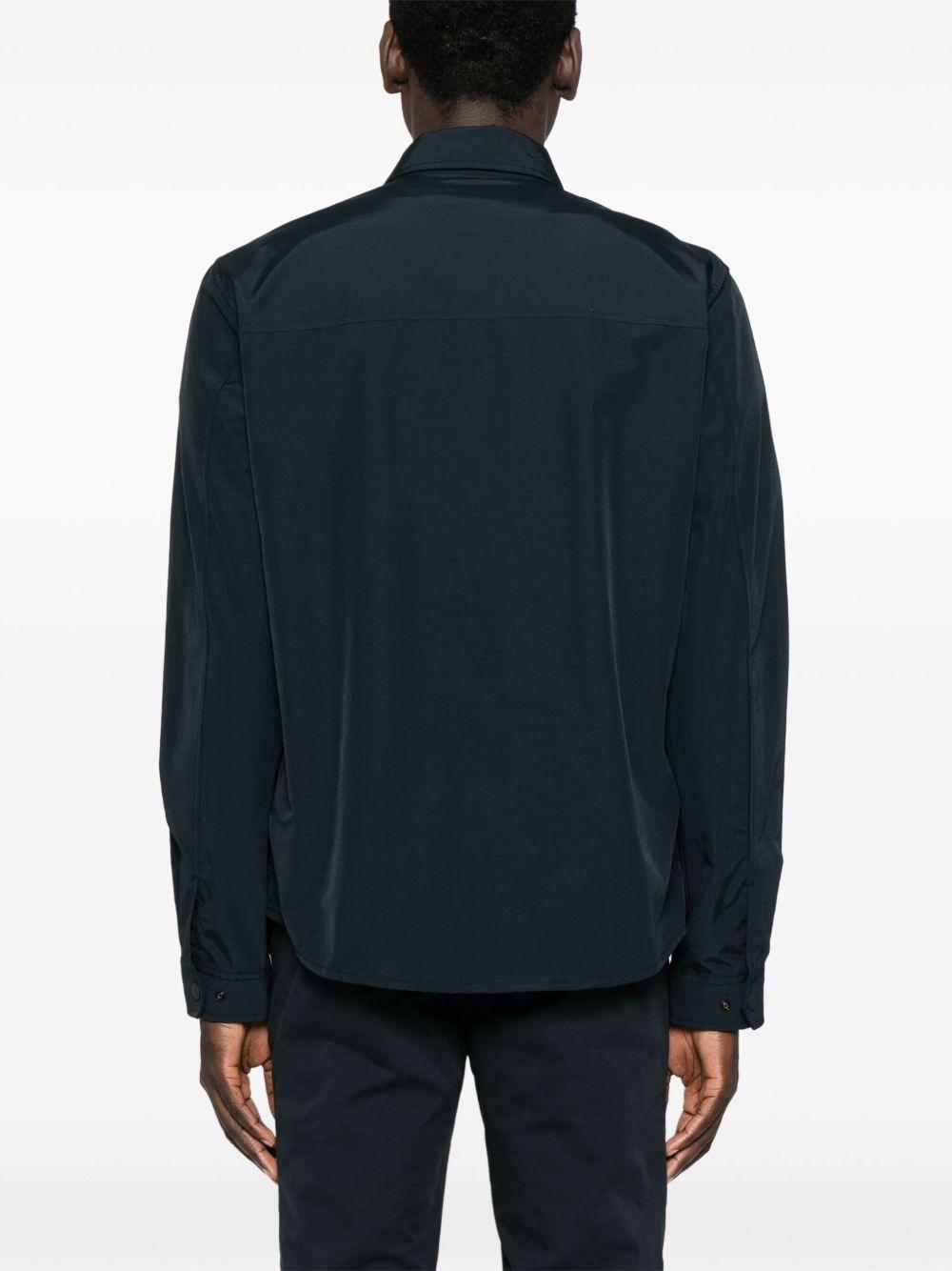WOOLRICH Camicia blu notte con bottoni