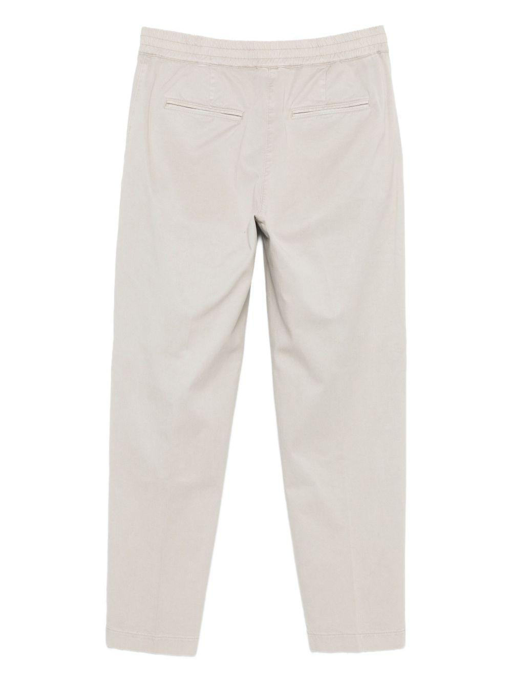 SEVENTY Pantaloni grigio chiaro con vita elasticizzata