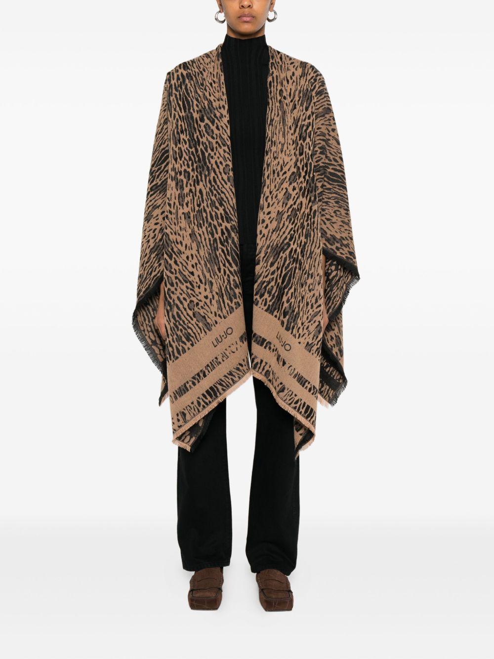 LIUJO Poncho animalier