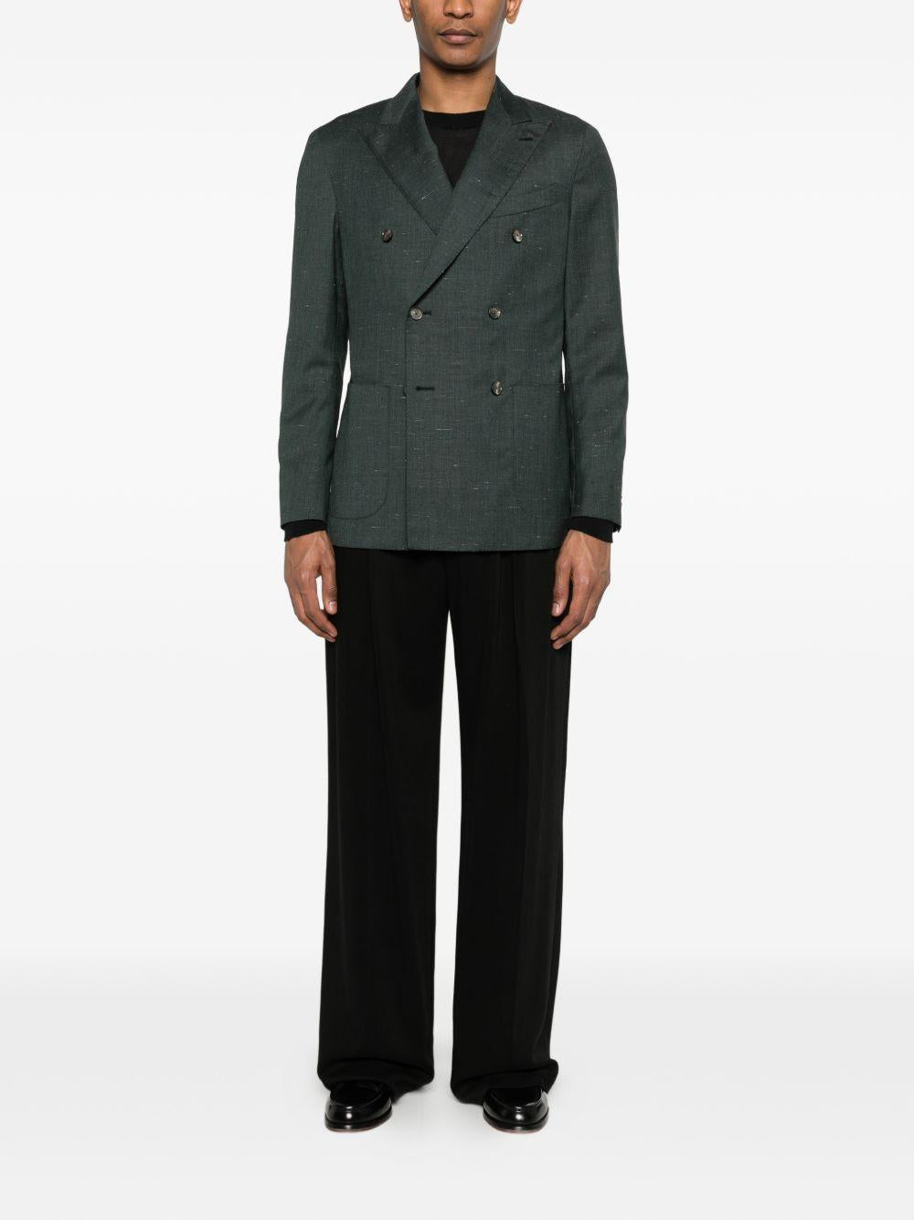 SEVEN GAUGE Maglia in cotone nero girocollo