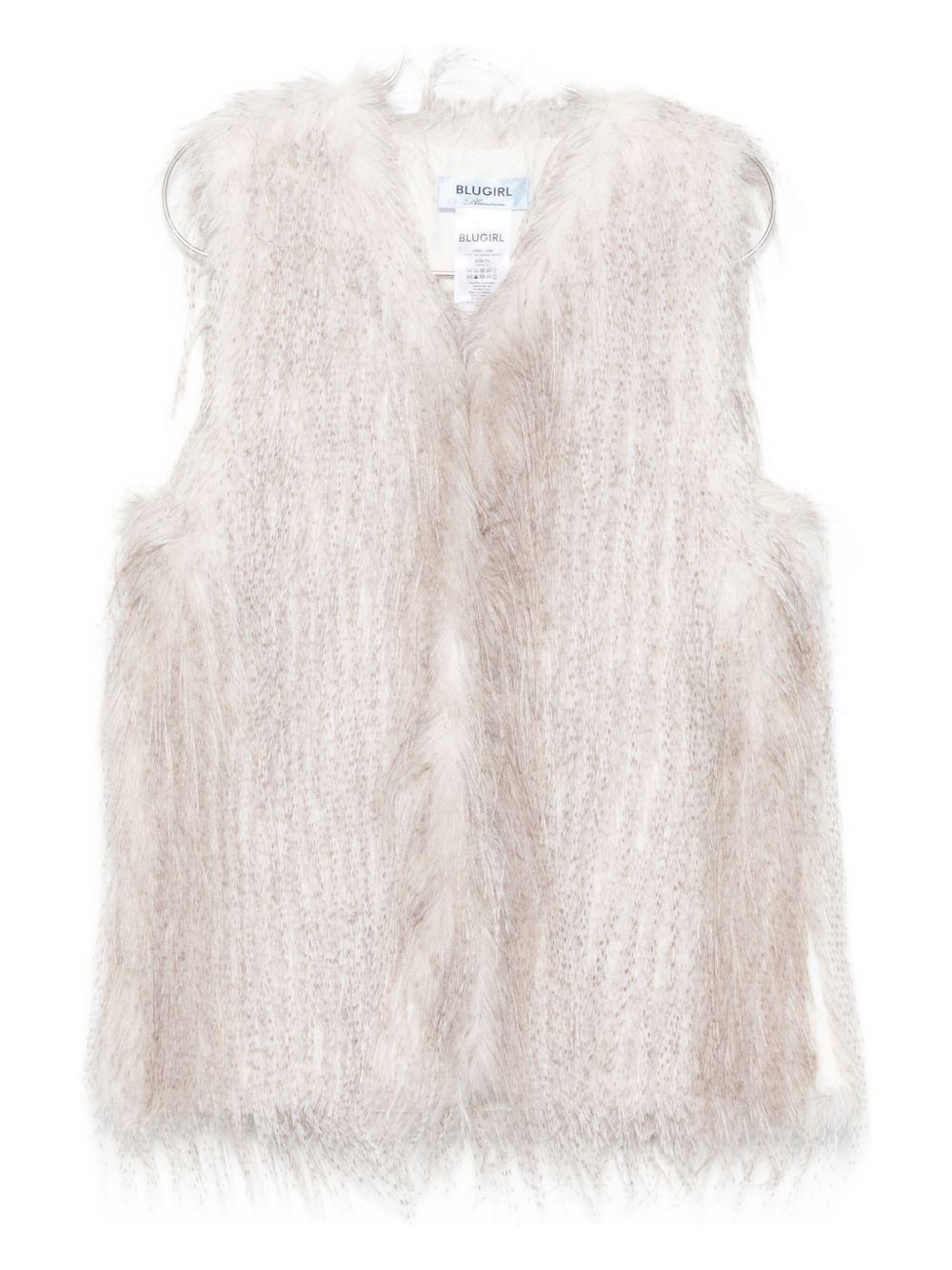 BLUGIRL Gilet in ecopelliccia