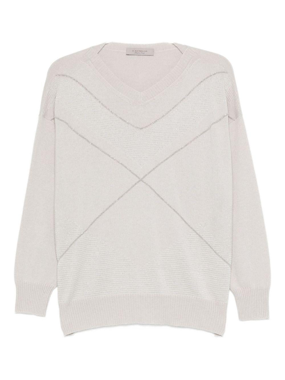 D EXTERIOR Maglione con scollo a V