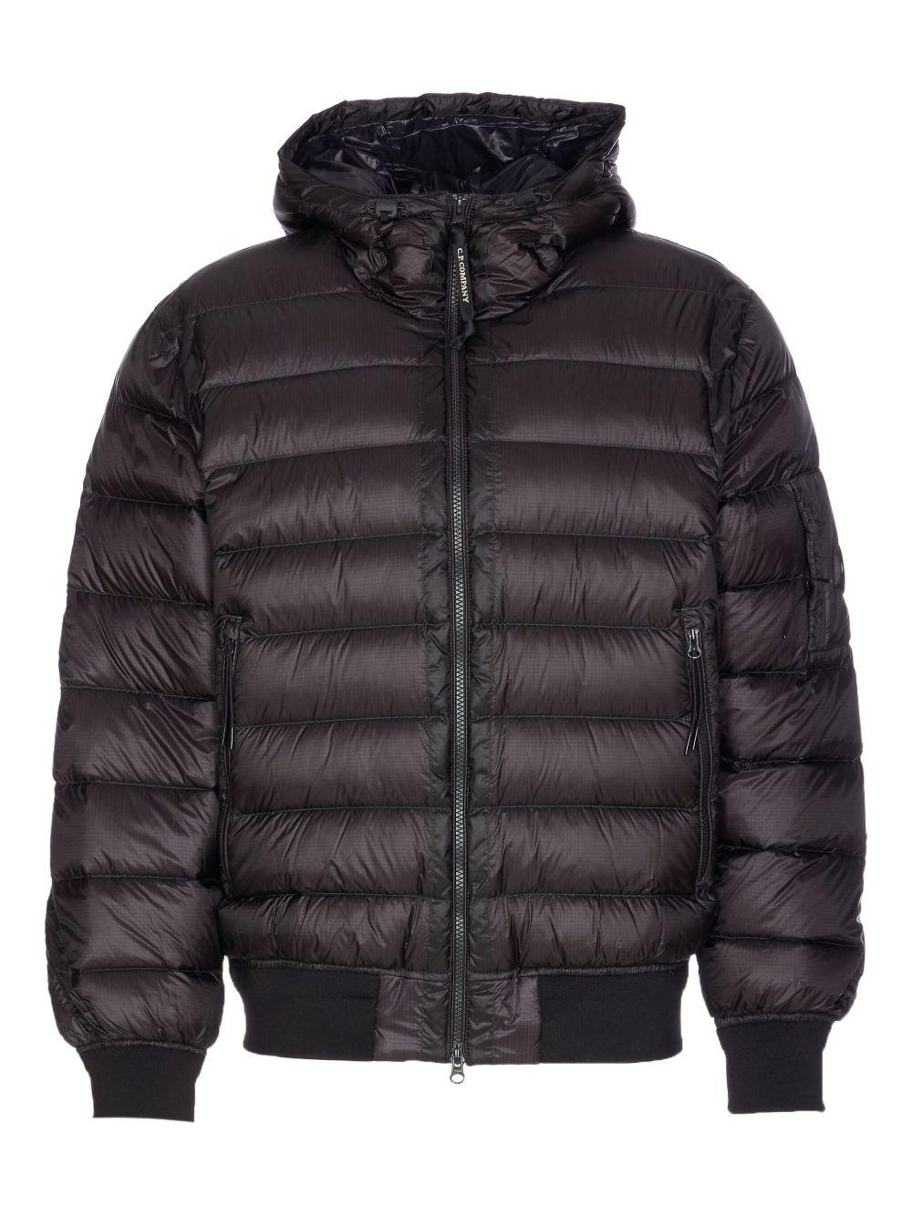 CP COMPANY Piumino nero realizzato in D.D. Shell
