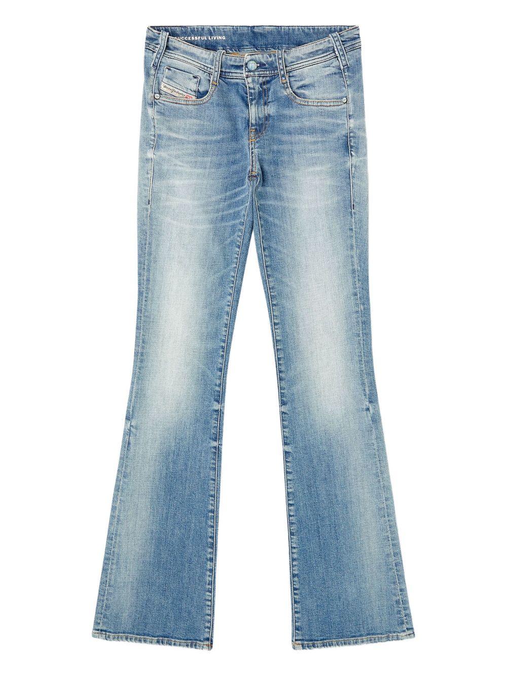 DIESEL Jeans bootcut effetto slavato