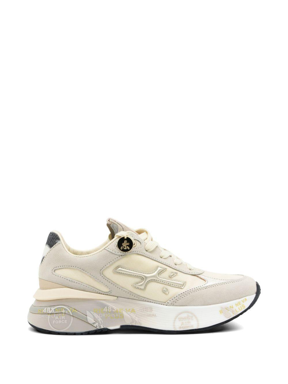 PREMIATA Sneakers con dettagli imbottiti beige