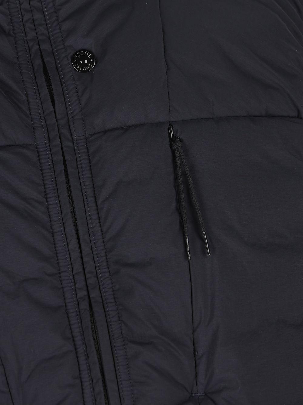 STONE ISLAND Gilet blu con tasche